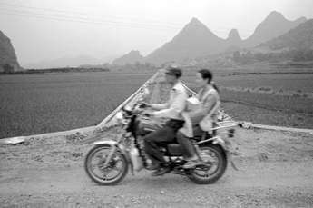 Couple à moto